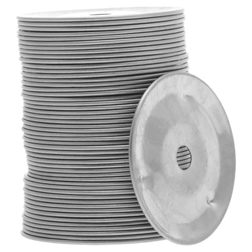 Milisten 100 Stück Percussion-Ching-Ringe Drum-Crash-Becken Musikinstrument Trommel Becken Austausch der Trommelringe Tamburin-Effekt Beckenglocke Splash-Becken rostfreier Stahl Silber Milisten 100 Stück Percussion-Ching-Ringe Drum-Crash-Becken Musikinstrument Trommel Becken Austausch der Trommelringe Tamburin-Effekt Beckenglocke Splash-Becken rostfreier Stahl Silber von Milisten
