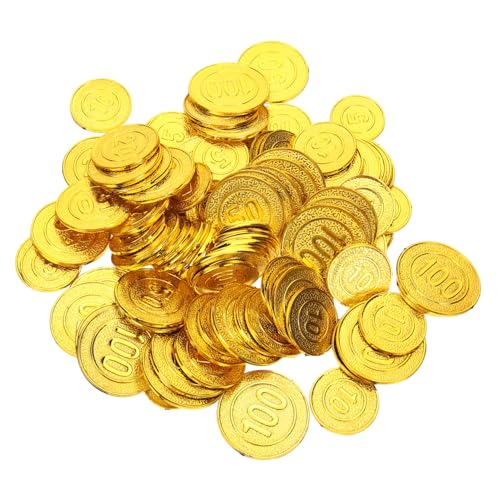 Milisten 100 Stück Piratenmünzen Spielzeugset Fake Coins für Schatzsuche Partydekoration und Kindergeburtstagsfeiern für Piratenpartys Milisten 100 Stück Piratenmünzen Spielzeugset Fake Coins für Schatzsuche Partydekoration und Kindergeburtstagsfeiern für Piratenpartys von Milisten
