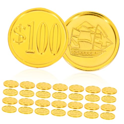 Milisten 100 Stück Piratenschiff Münzenparty Für Goldenes Piratenspielzeug Piraten Dekoration Piraten Gaming Zubehör Tauchpiratenmünzen Piraten Themendekorationen Piraten Milisten 100 Stück Piratenschiff Münzenparty Für Goldenes Piratenspielzeug Piraten Dekoration Piraten Gaming Zubehör Tauchpiratenmünzen Piraten Themendekorationen Piraten von Milisten