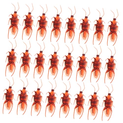 Milisten 100 Stück Realistische Kakerlaken Streichspielzeug Künstliche Insekten für Halloween und Partys für Pranks und Dekoration Hochwertige Simulation für Unvergessliche Streiche Milisten 100 Stück Realistische Kakerlaken Streichspielzeug Künstliche Insekten für Halloween und Partys für Pranks und Dekoration Hochwertige Simulation für Unvergessliche Streiche von Milisten