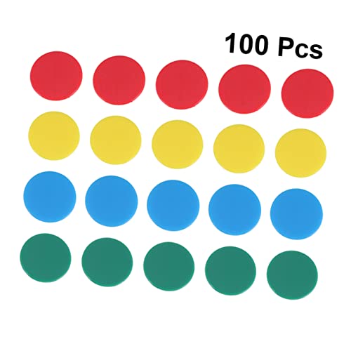 Milisten 100 Stück Runde Spielchips aus Acryl Bunte Zählchips für Mathematiklernen Bingo und Spielzubehör Farben für Kindergarten Schule Bar und Zuhause Milisten 100 Stück Runde Spielchips aus Acryl Bunte Zählchips für Mathematiklernen Bingo und Spielzubehör Farben für Kindergarten Schule Bar und Zuhause von Milisten