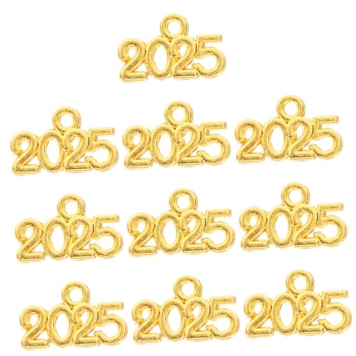Milisten 100 Stück Schlüsselanhänger-schmuck Zierlich 2025 Charms Zum Basteln Kappen Charme Des Jahres 2025 Abschluss Zahlenanhänger 2025 Schlüsselbund Quaste Medaillon Zinklegierung Golden Milisten 100 Stück Schlüsselanhänger-schmuck Zierlich 2025 Charms Zum Basteln Kappen Charme Des Jahres 2025 Abschluss Zahlenanhänger 2025 Schlüsselbund Quaste Medaillon Zinklegierung Golden von Milisten