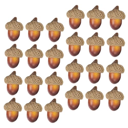 Milisten 100 Stück Simulierte Eicheldekoration thematisiert Nuss Party winzig Nüsse deko für Weihnachtsbaum Hochzeit Dekoration Kunstobst aus der Küche Eichel Vasenfüller Schaum Dark Brown Milisten 100 Stück Simulierte Eicheldekoration thematisiert Nuss Party winzig Nüsse deko für Weihnachtsbaum Hochzeit Dekoration Kunstobst aus der Küche Eichel Vasenfüller Schaum Dark Brown von Milisten