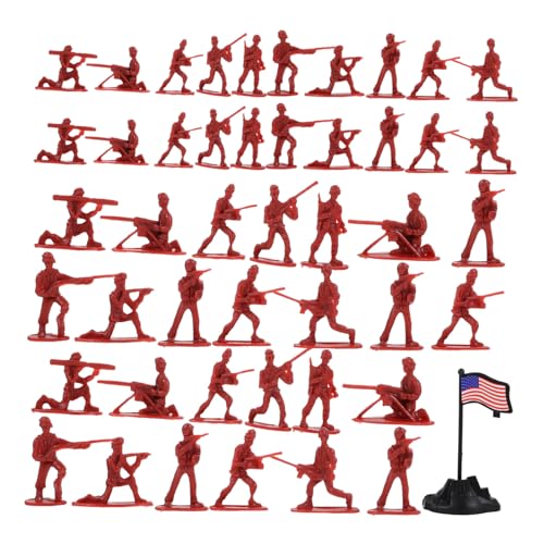 Milisten 100 Stück Soldaten Figuren Modelle für Sandtisch Detailreiche Mini Menschen Modelle für Deko und Szenen Sicheres und Geruchloses Material für Erwachsene von Milisten