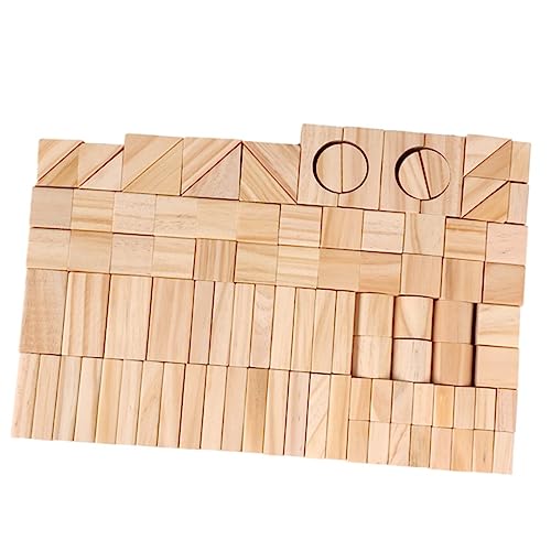 Milisten 100 Stück Teiliges Holzbausteine Set für Natürliche Holz Würfel Stapelspiel Pädagogisches Schloss Bauklötze für Jungen und Mädchen Kreativität und Feinmotorik Milisten 100 Stück Teiliges Holzbausteine Set für Natürliche Holz Würfel Stapelspiel Pädagogisches Schloss Bauklötze für Jungen und Mädchen Kreativität und Feinmotorik von Milisten