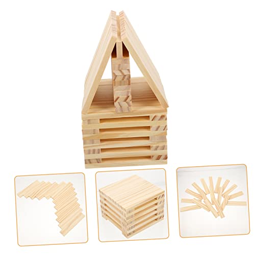 Milisten 100 Stück Teiliges Holzbausteine Stapelspielzeug für Pädagogisches Balancespiel Fördert Kreativität Feinmotorik und Konzentration für Jungen und Mädchen Lernen Milisten 100 Stück Teiliges Holzbausteine Stapelspielzeug für Pädagogisches Balancespiel Fördert Kreativität Feinmotorik und Konzentration für Jungen und Mädchen Lernen von Milisten