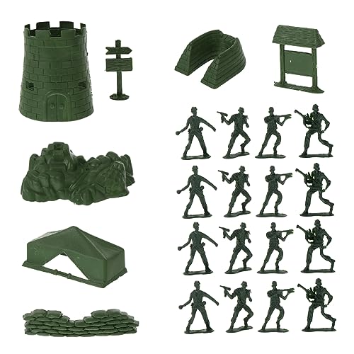 Milisten 100 Stück Teiliges Militärfiguren aus Kunststoff Statische Soldaten für Grün Leichter Bruchsicherer Modellbau Konzentration Fördernd für Kreatives Milisten 100 Stück Teiliges Militärfiguren aus Kunststoff Statische Soldaten für Grün Leichter Bruchsicherer Modellbau Konzentration Fördernd für Kreatives von Milisten