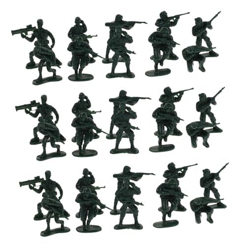 Milisten 100 Stück Teiliges Militärspielset aus Kunststoff Realistische Soldatenfiguren in Farben Actionfiguren für Jungen und Mädchen für Gruppenspiele und Rollenspiele Fördert Soziale Milisten 100 Stück Teiliges Militärspielset aus Kunststoff Realistische Soldatenfiguren in Farben Actionfiguren für Jungen und Mädchen für Gruppenspiele und Rollenspiele Fördert Soziale von Milisten