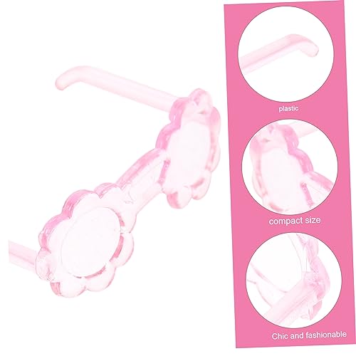 Milisten 100 Stück Teiliges Transparente Mini Puppenbrillen Strapazierfähige Doll Eyewear Kreative Sonnenbrillen für Prinzessin Puppen Zubehör und Fotorequisite von Milisten