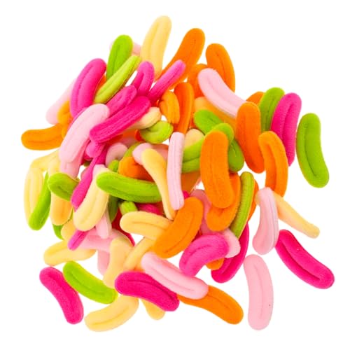 Milisten 100 Stück Wurstmaul Plüschtier Stofftier Partygeschenke Stofftiere Mini Plüschtier Pelziges Für von Milisten