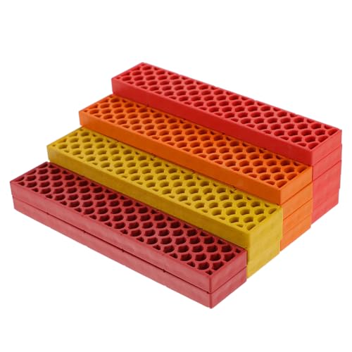Milisten 100Stücke Archimedes Geometrische Bausteine für Kleinkinder Farbige Kletterblöcke aus Robustem Kunststoff für Frühkindliche Bildung und Interaktion von Milisten