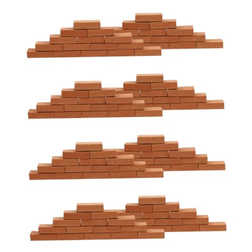 Milisten 100Stücke Ziegelsteine Für DIY Mikrolandschaften Kleine Rote Bausteine Für Puppenhäuser Und Kreative Modelle Für Architektur Milisten 100Stücke Ziegelsteine Für DIY Mikrolandschaften Kleine Rote Bausteine Für Puppenhäuser Und Kreative Modelle Für Architektur von Milisten