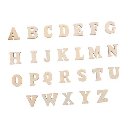 Milisten 104Stücke Holzbuchstaben zum Basteln Unlackierte Holz Alphabet Buchstaben für Kleinkinder Lernspielzeug für Kreative Aktivitäten und Heimdekoration Milisten 104Stücke Holzbuchstaben zum Basteln Unlackierte Holz Alphabet Buchstaben für Kleinkinder Lernspielzeug für Kreative Aktivitäten und Heimdekoration von Milisten