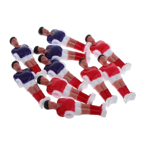 Milisten 10stücke Mini Tischfußball Spieler Figuren Set Teiliges Tischfußball Zubehör Für Büro Zuhause Und Cafés Portable Fußballpüppchen Für Unterhaltung Und Entspannung von Milisten