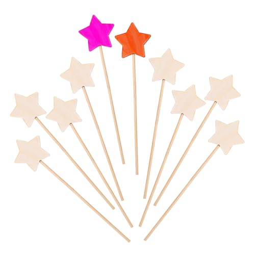 Milisten 10Stücke DIY Feenstäbe für Unvollendete Sternformen Kreatives Bastelmaterial für Jungen und Fördert Hand Auge Koordination und Kreativität für Bastelprojekte Milisten 10Stücke DIY Feenstäbe für Unvollendete Sternformen Kreatives Bastelmaterial für Jungen und Fördert Hand Auge Koordination und Kreativität für Bastelprojekte von Milisten