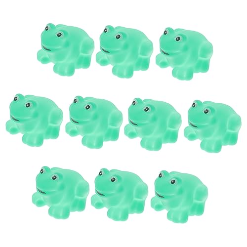Milisten 10Stücke Frosch Förmiges Badespielzeug Teiliges Quietschspielzeug für Junge Mädchen und Kleinkinder Sicheres und Hochwertiges Duschspielzeug für Unbegrenzten Badespaß von Milisten