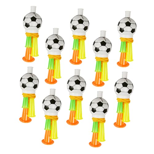 Milisten 10Stücke Fußballspiel Horn Trompeten Lautstarke Requisiten für Sportveranstaltungen Tragbar Leicht und Auffällig für Fans und Cheerleader Milisten 10Stücke Fußballspiel Horn Trompeten Lautstarke Requisiten für Sportveranstaltungen Tragbar Leicht und Auffällig für Fans und Cheerleader von Milisten