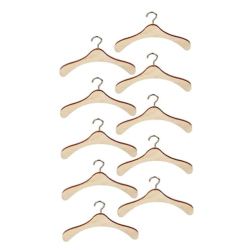 Milisten 10Stücke Holz Puppenkleiderbügel Für Puppen Puppenkleidungshalter Puppenkleidungsaufhänger Für Puppenoutfits Und Zubehör Aufbewahrungslösung Milisten 10Stücke Holz Puppenkleiderbügel Für Puppen Puppenkleidungshalter Puppenkleidungsaufhänger Für Puppenoutfits Und Zubehör Aufbewahrungslösung von Milisten
