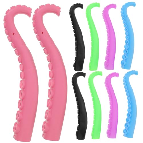 Milisten 10Stücke Kunststoff Fingerspitzen Teiliges Kreative Octopus Tentakel Fingerpuppen Party für Farben Zufällig Ausgewählt Langlebig und Dekomprimierend Milisten 10Stücke Kunststoff Fingerspitzen Teiliges Kreative Octopus Tentakel Fingerpuppen Party für Farben Zufällig Ausgewählt Langlebig und Dekomprimierend von Milisten