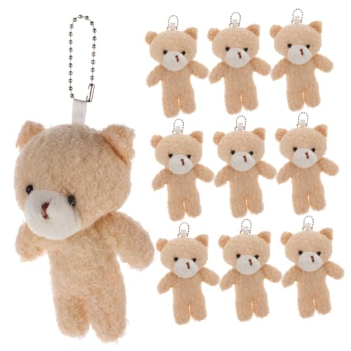 Milisten 10Stücke Mini Bärenanhänger Plüschspielzeug für DIY Süße Hängende Puppen für Schlüsselanhänger Taschen Rucksäcke Charmante Dekoration für Erwachsene Milisten 10Stücke Mini Bärenanhänger Plüschspielzeug für DIY Süße Hängende Puppen für Schlüsselanhänger Taschen Rucksäcke Charmante Dekoration für Erwachsene von Milisten