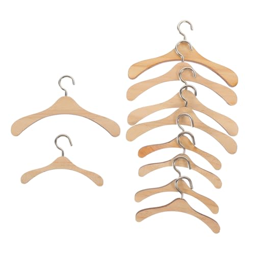 Milisten 10Stücke Mini Kleiderbügel für Puppen Teiliges aus Holz für Puppenhaus Zubehör und Puppenkleidung Installieren und Praktisch Milisten 10Stücke Mini Kleiderbügel für Puppen Teiliges aus Holz für Puppenhaus Zubehör und Puppenkleidung Installieren und Praktisch von Milisten