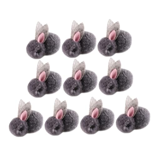 Milisten 10Stücke Mini Plüsch Kaninchen Süße Kleine Hasen Stofftiere Für DIY Bastelprojekte Und Ostern Als Osternest Füllung Oder Dekoration von Milisten