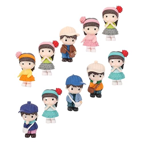 Milisten 10Stücke Miniaturpuppen aus Resin Kreative Figuren für Pflanzendekoration Kinderspielzeug und Geburtstagstortendekoration Zufällige Designs für Charmante Mikro Landschaften Milisten 10Stücke Miniaturpuppen aus Resin Kreative Figuren für Pflanzendekoration Kinderspielzeug und Geburtstagstortendekoration Zufällige Designs für Charmante Mikro Landschaften von Milisten
