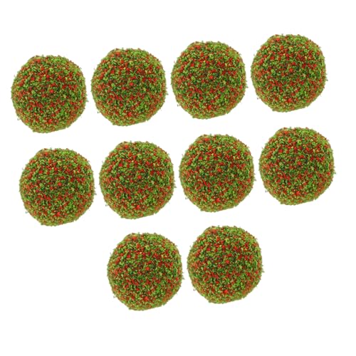 Milisten 10Stücke Strauchkugeln Rote Vegetationsgruppen für Sandtisch und Mikrolandschaft für DIY Dekoration und Modellbau Milisten 10Stücke Strauchkugeln Rote Vegetationsgruppen für Sandtisch und Mikrolandschaft für DIY Dekoration und Modellbau von Milisten
