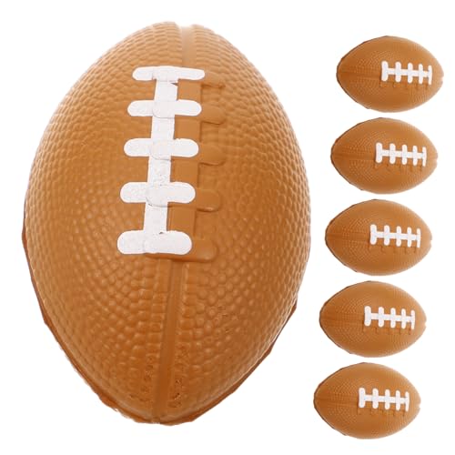 Milisten 10Stücke Stressspielzeug Mini Quetschbälle PU Material Dehnbares Entspannungsspielzeug Mini Rugbybälle für Partys Stressabbauend und Langlebig Milisten 10Stücke Stressspielzeug Mini Quetschbälle PU Material Dehnbares Entspannungsspielzeug Mini Rugbybälle für Partys Stressabbauend und Langlebig von Milisten