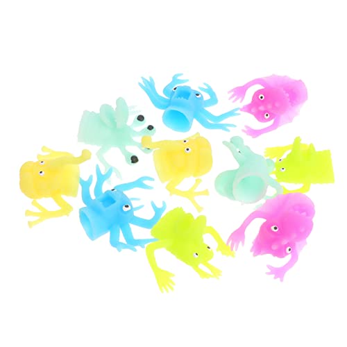 Milisten 10Stücke Teiliges Leuchtende Fingerpuppen für Kreatives zur Geschichtenerzählung mit Lebensechten Designs und Robusten Formen für Partys und Milisten 10Stücke Teiliges Leuchtende Fingerpuppen für Kreatives zur Geschichtenerzählung mit Lebensechten Designs und Robusten Formen für Partys und von Milisten