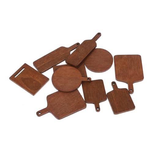 Milisten 10Stücke Teiliges Schneidebrett Aus Holz Für Puppenhaus Realistische Küchendekoration Zubehör Für DIY Szenen Für Mini Bastelprojekte Milisten 10Stücke Teiliges Schneidebrett Aus Holz Für Puppenhaus Realistische Küchendekoration Zubehör Für DIY Szenen Für Mini Bastelprojekte von Milisten