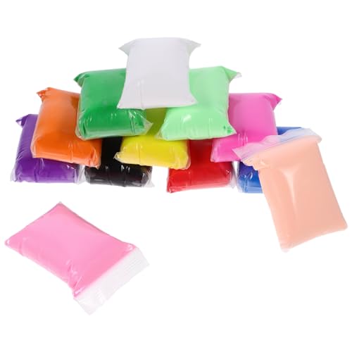 Milisten 12 Packungen DIY Modelliermasse Bunte Knete für Kreative Bastelprojekte für Flexibel und Leicht zu Formen Sicher und Langlebig für Kleine Tierfiguren und Schlüsselanhänger von Milisten