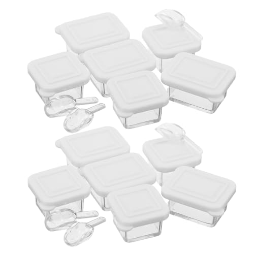 Milisten 12 Sets Puppenhaus-aufbewahrungsboxen Für Lebensmittel – Transparente Miniatur-snackbehälter, Puppenhaus-küchenzubehör, Mini-lebensmittelschaufel-Modell Für Rollenspiel-Dekoration Milisten 12 Sets Puppenhaus-aufbewahrungsboxen Für Lebensmittel – Transparente Miniatur-snackbehälter, Puppenhaus-küchenzubehör, Mini-lebensmittelschaufel-Modell Für Rollenspiel-Dekoration von Milisten