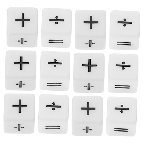 Milisten 12 Stück Arithmetische Unterrichtswürfel Partyspielwürfel Zieh mit klarer Tasche Zubehör für Brettspiele Mathe-Lehrwürfel Spiel Würfel Bunte Würfel Brettspiele Würfel Acryl Milisten 12 Stück Arithmetische Unterrichtswürfel Partyspielwürfel Zieh mit klarer Tasche Zubehör für Brettspiele Mathe-Lehrwürfel Spiel Würfel Bunte Würfel Brettspiele Würfel Acryl von Milisten
