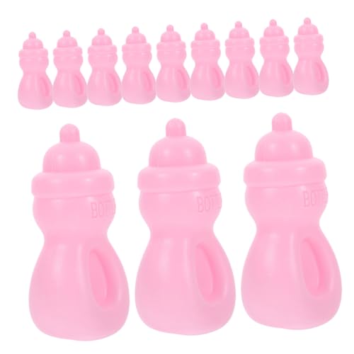 Milisten 12 Stück Babyflaschen Für Mädchen Puppenflaschen Spielhaus Kleine Babyflasche Gefälschte Babyflasche Puppenhaus Babypuppen Zubehör Kinderspielzeug Rosa Kunststoff Milisten 12 Stück Babyflaschen Für Mädchen Puppenflaschen Spielhaus Kleine Babyflasche Gefälschte Babyflasche Puppenhaus Babypuppen Zubehör Kinderspielzeug Rosa Kunststoff von Milisten