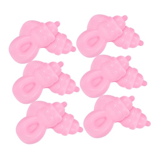 Milisten 12 Stück Babyflaschenspielzeug Puppenmilchflaschen Gefälligkeiten für die Babyparty Puppenflasche Puppenzubehör Saftflaschen für Babypuppen Plastik Rosa Milisten 12 Stück Babyflaschenspielzeug Puppenmilchflaschen Gefälligkeiten für die Babyparty Puppenflasche Puppenzubehör Saftflaschen für Babypuppen Plastik Rosa von Milisten