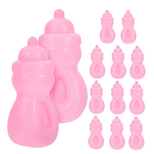 Milisten 12 Stück Babyflaschenspielzeug gefälschte Futterflasche Puppenflasche Babypartybevorzugungen für Mädchen Zubehör für Babypuppen Puppensaftflaschen Plastik Rosa Milisten 12 Stück Babyflaschenspielzeug gefälschte Futterflasche Puppenflasche Babypartybevorzugungen für Mädchen Zubehör für Babypuppen Puppensaftflaschen Plastik Rosa von Milisten