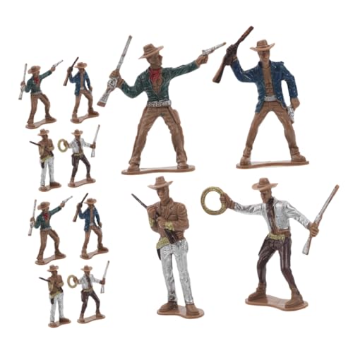 Milisten 12 Stück Bunte Miniatur Wild West Figuren für Bildung Spiel und Deko für Zuhause und Partys Milisten 12 Stück Bunte Miniatur Wild West Figuren für Bildung Spiel und Deko für Zuhause und Partys von Milisten