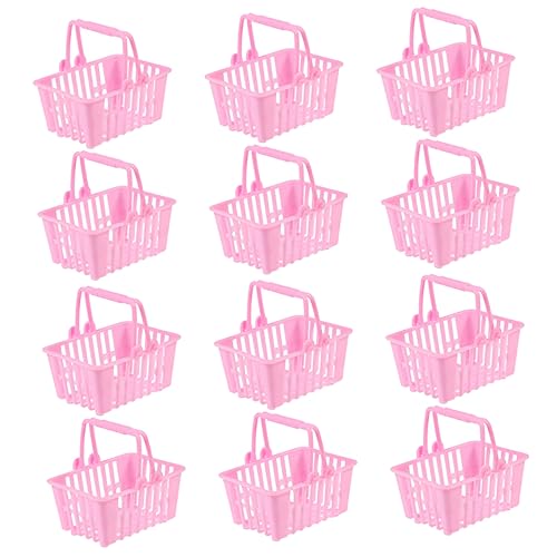 Milisten 12 Stück Einkaufskorb- Mini-Einkaufskorb für Miniatur Kleinkind Party Mini- -Einkaufskorb Mini-Korb- Einkaufskorb mini Körbe Plastik Rosa Milisten 12 Stück Einkaufskorb- Mini-Einkaufskorb für Miniatur Kleinkind Party Mini- -Einkaufskorb Mini-Korb- Einkaufskorb mini Körbe Plastik Rosa von Milisten