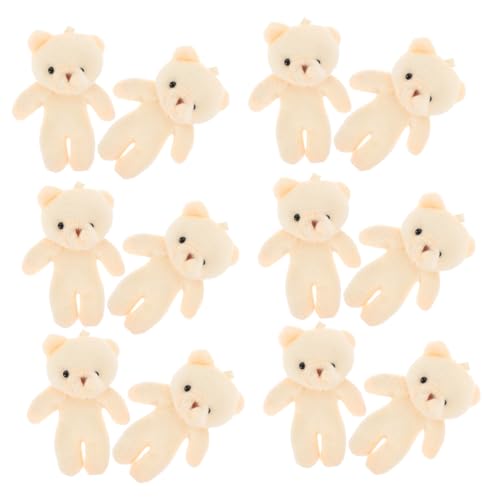 Milisten 12 Stück Mini-bärpuppe Schlüsselanhänger Kleine Bären Bärenfiguren Hochzeitsdekor Kleiner Bär Aus Plüsch Kuscheltiere, Kleine Miniaturen Plüschig Stoff Milisten 12 Stück Mini-bärpuppe Schlüsselanhänger Kleine Bären Bärenfiguren Hochzeitsdekor Kleiner Bär Aus Plüsch Kuscheltiere, Kleine Miniaturen Plüschig Stoff von Milisten