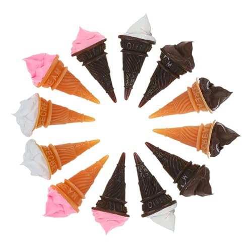 Milisten 12 Stück Miniatur Eiscreme Dekoration Heimdekoration Mini Künstliche Eistüte Mini Dessert Miniatur Dessert Modell Küchen Milisten 12 Stück Miniatur Eiscreme Dekoration Heimdekoration Mini Künstliche Eistüte Mini Dessert Miniatur Dessert Modell Küchen von Milisten