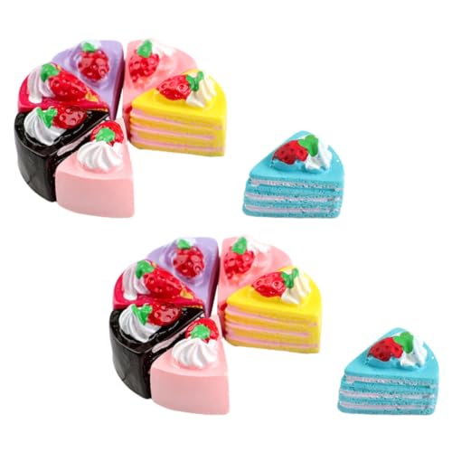 Milisten 12 Stück Miniatur Kuchen Bunte Puppenhaus Dekoration Realistische Mini Desserts aus Harz für DIY Zubehör für Sammelstücke und Wohnkultur Milisten 12 Stück Miniatur Kuchen Bunte Puppenhaus Dekoration Realistische Mini Desserts aus Harz für DIY Zubehör für Sammelstücke und Wohnkultur von Milisten