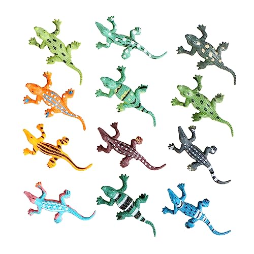Milisten 12 Stück Realistische Krokodil Spielzeugfiguren Lernspielzeug für Miniatur Tiermodelle für Kreatives und Frühe Bildung Ab Jahren von Milisten