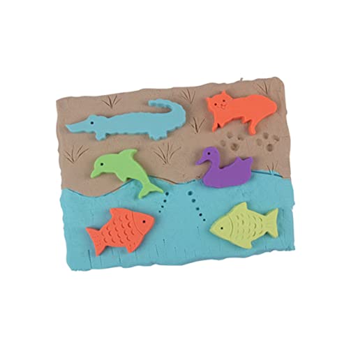 Milisten 12 Stück Sandspielzeug Set für Geometrische Sandformen mit Werkzeugen für Kreatives Spiel Am Strand Sandkasten Fördert Motorik und Fantasie Zufällige Farbe Milisten 12 Stück Sandspielzeug Set für Geometrische Sandformen mit Werkzeugen für Kreatives Spiel Am Strand Sandkasten Fördert Motorik und Fantasie Zufällige Farbe von Milisten