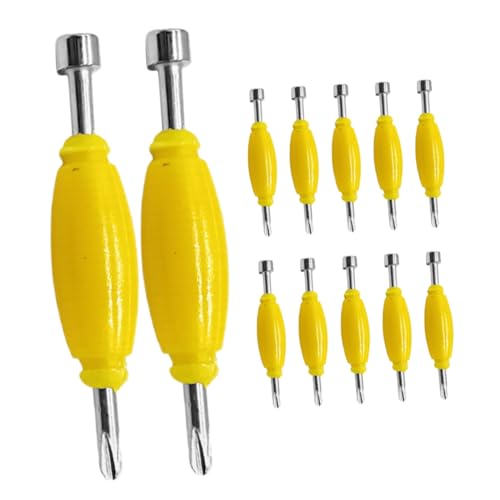 Milisten 12 Stück Schraubendreher Für Finger -Skateboard Reparieren Deck-Werkzeuge Yellow Plastik Milisten 12 Stück Schraubendreher Für Finger -Skateboard Reparieren Deck-Werkzeuge Yellow Plastik von Milisten