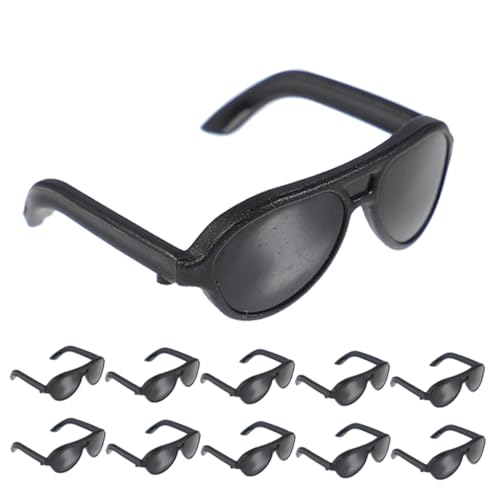 Milisten 12 Stück Sonnenbrillen für Mini Zubehör für Babypuppen Babypuppenzubehör kleine Puppen Mädchen kinderspielzeug puppenspielzeug gläser Puppenbrille Puppe Black Milisten 12 Stück Sonnenbrillen für Mini Zubehör für Babypuppen Babypuppenzubehör kleine Puppen Mädchen kinderspielzeug puppenspielzeug gläser Puppenbrille Puppe Black von Milisten