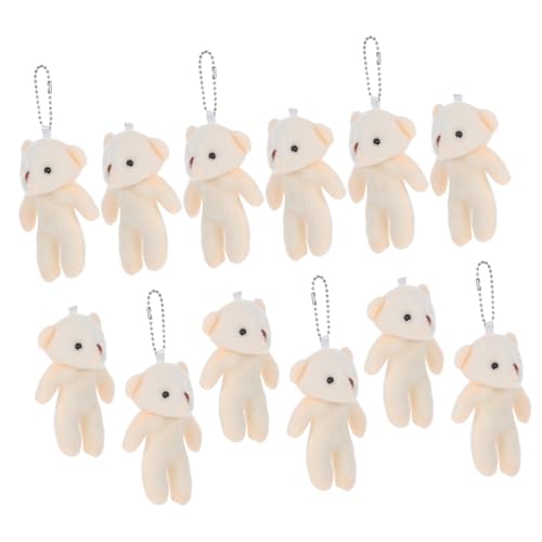 Milisten 12 Stück Süße Mini Stoffbären Schlüsselanhänger Plüschspielzeuge für Diy Schlüsselanhänger Taschenanhänger Partygeschenke und Abschlüsse Milisten 12 Stück Süße Mini Stoffbären Schlüsselanhänger Plüschspielzeuge für Diy Schlüsselanhänger Taschenanhänger Partygeschenke und Abschlüsse von Milisten