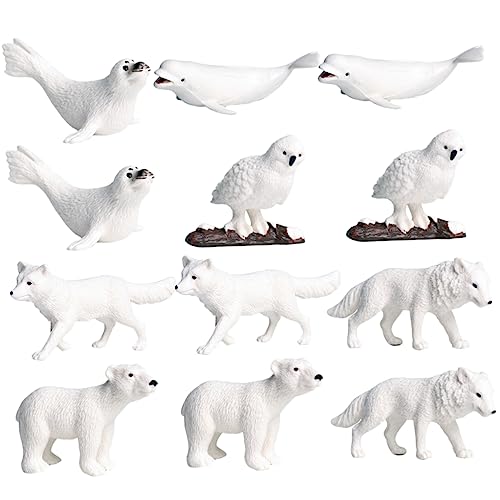 Milisten 12 Stück Teiliges Arktische Tiere Figuren Miniatur Bären und für Partygeschenke und Deko für für Feste und Geburtstage Milisten 12 Stück Teiliges Arktische Tiere Figuren Miniatur Bären und für Partygeschenke und Deko für für Feste und Geburtstage von Milisten