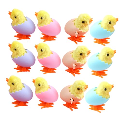 Milisten 12 Stück Teiliges Aufzieh Küken Lustige Springende Hühner für Ostern und Weihnachten Fördert Geschicklichkeit und Kreativität Milisten 12 Stück Teiliges Aufzieh Küken Lustige Springende Hühner für Ostern und Weihnachten Fördert Geschicklichkeit und Kreativität von Milisten