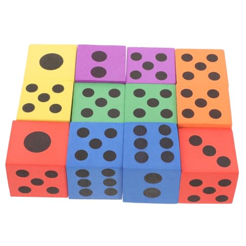 Milisten 12 Stück Teiliges Eva Schaumstoff Würfel Spielwürfel Bunte Farben Lernspielzeug für Drinnen Draußen Reise Geeignet Zufällige Farbe Milisten 12 Stück Teiliges Eva Schaumstoff Würfel Spielwürfel Bunte Farben Lernspielzeug für Drinnen Draußen Reise Geeignet Zufällige Farbe von Milisten